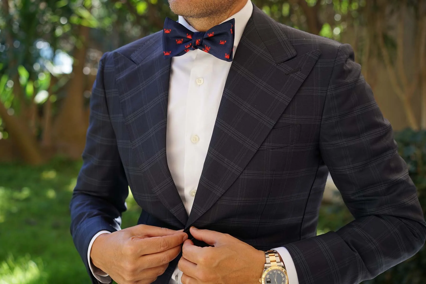 Beach Sand Crab Self Bow Tie - Image 4