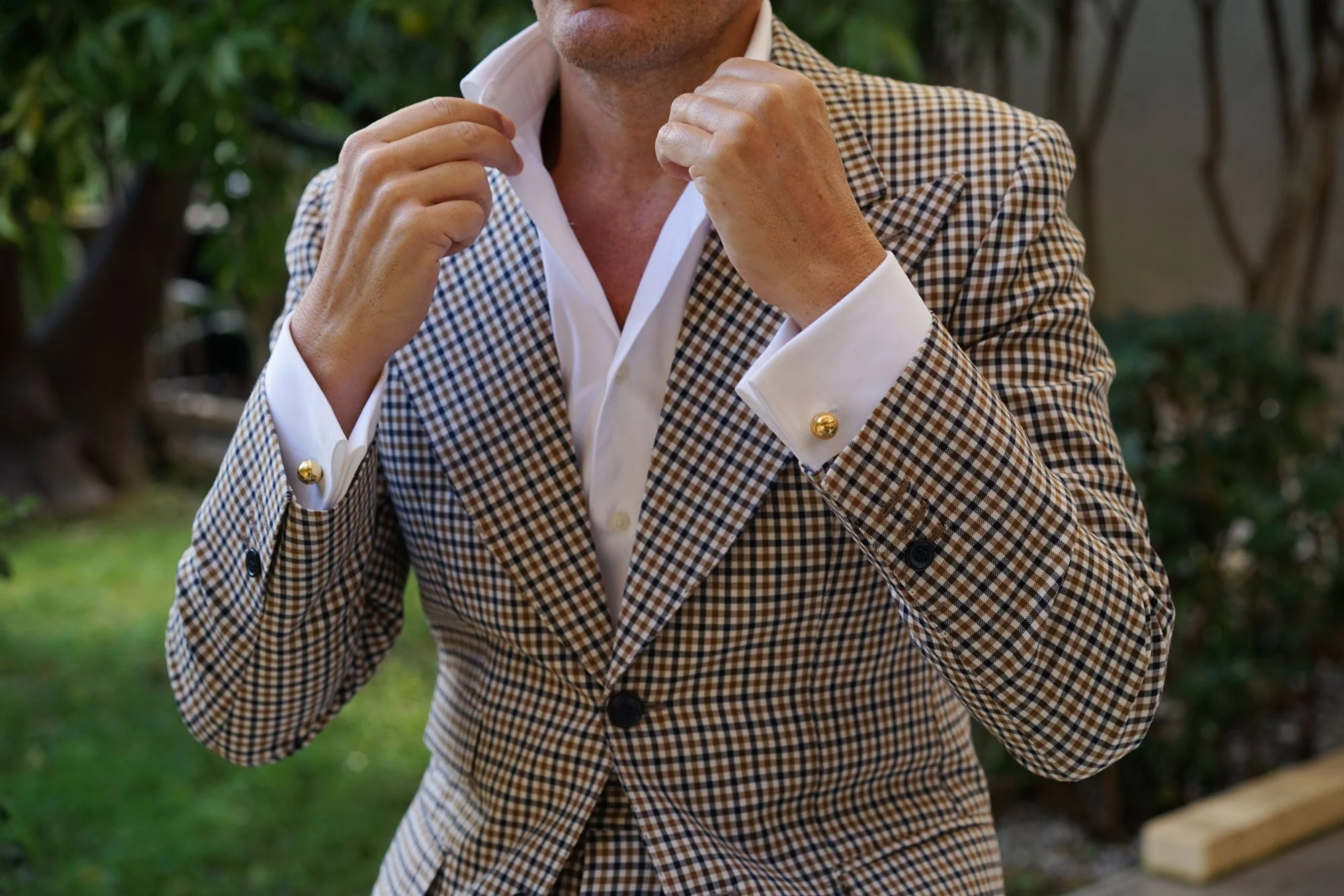 Beckham Gold Cufflinks - Image 3