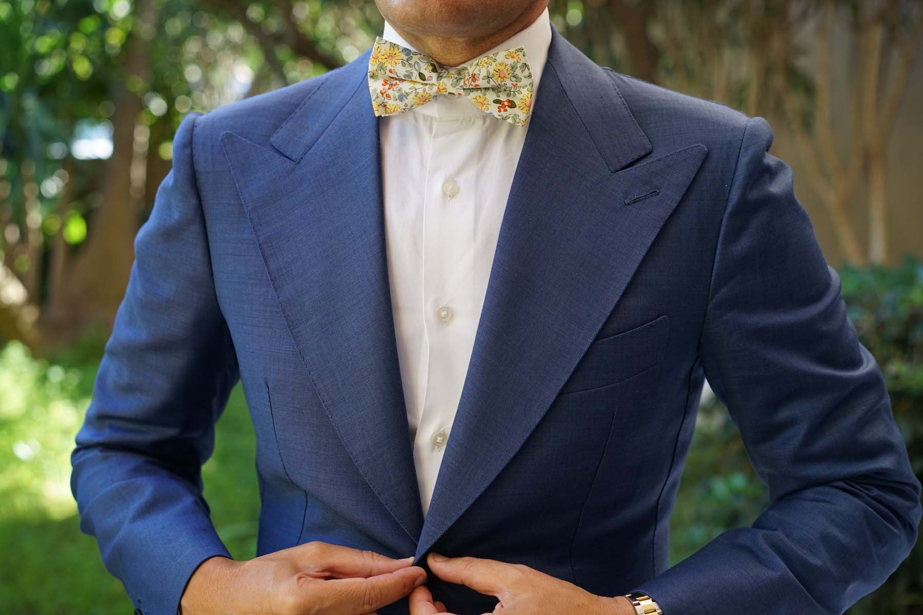 Belle Danser Floral Bow Tie - Image 6
