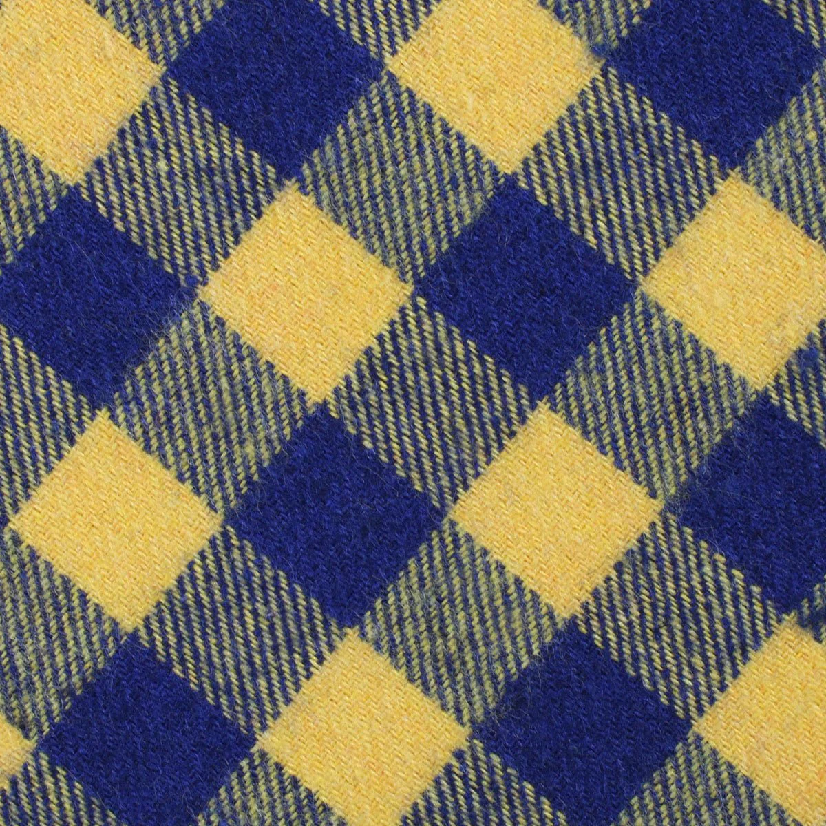 Bert Yellow Gingham Kids Bow Tie - Image 2