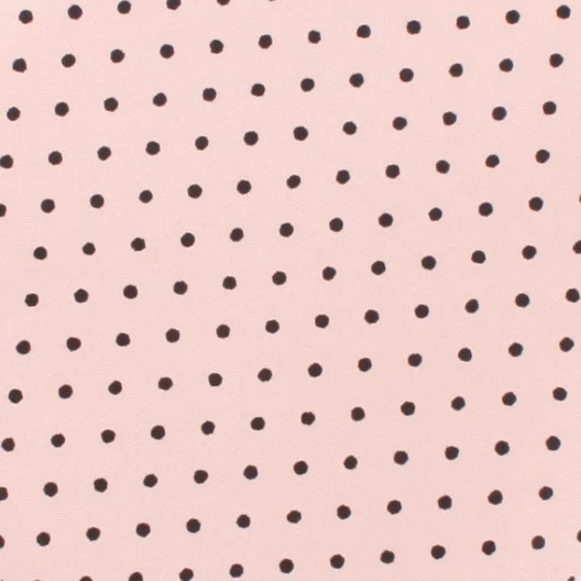 Black Caviar Pink with Black Mini Polka Dots Pocket Square - Image 2