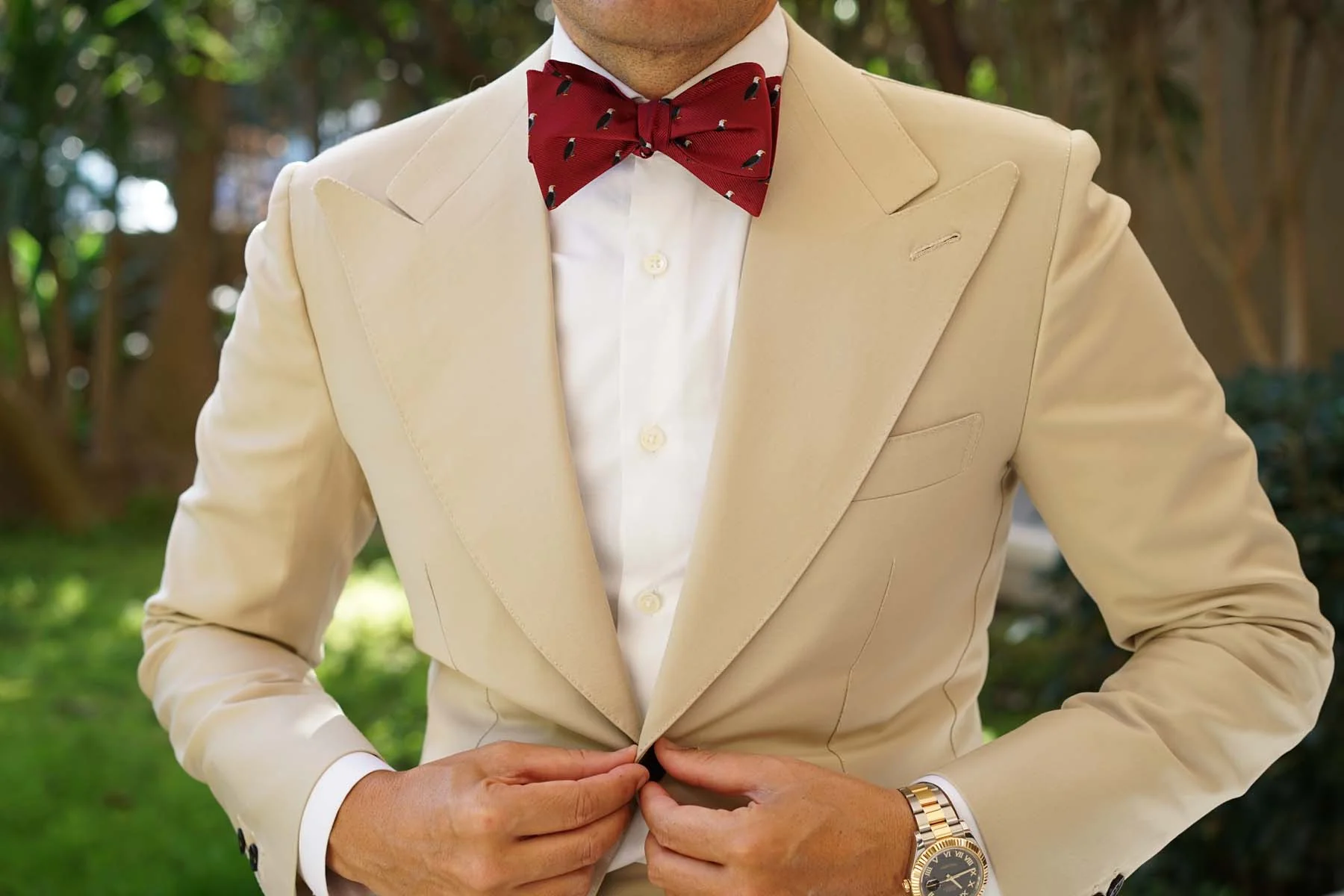 Black Eagle Self Bow Tie - Image 4