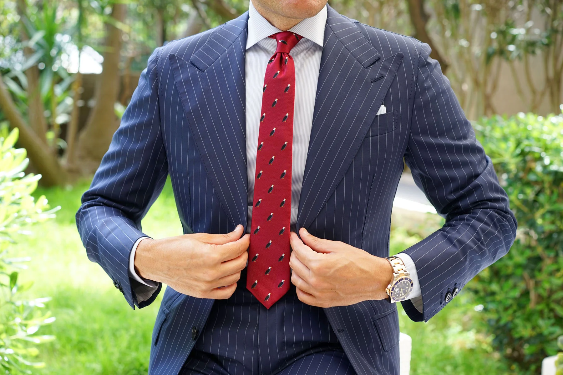 Black Eagle Skinny Tie - Image 4