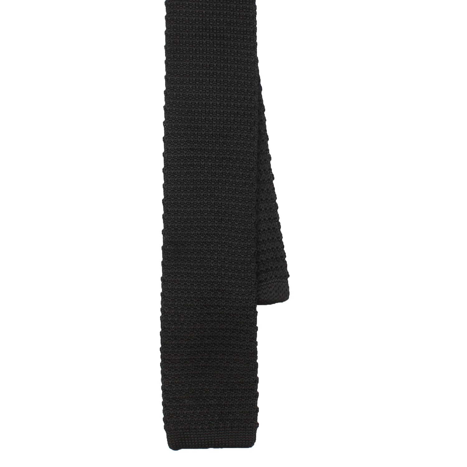 Black Knitted Tie - Image 6