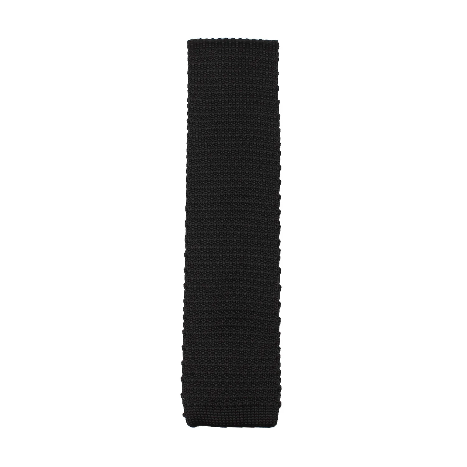 Black Knitted Tie - Image 7