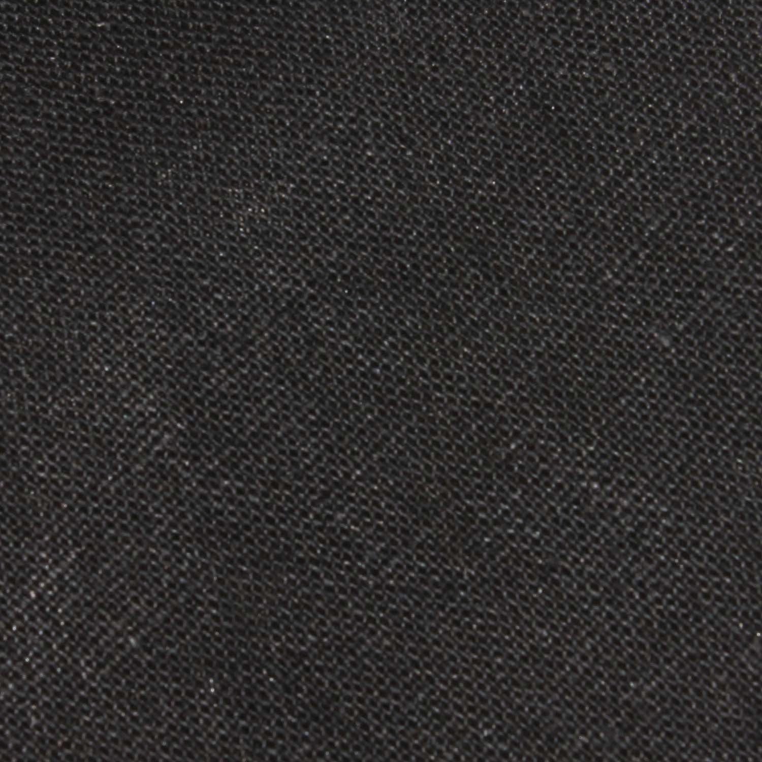 Black Linen Pocket Square - Image 2