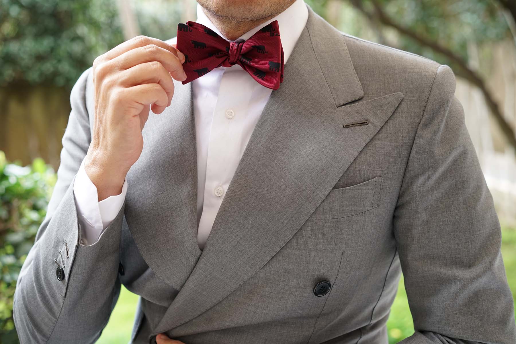 Black Panther Self Bow Tie - Image 6