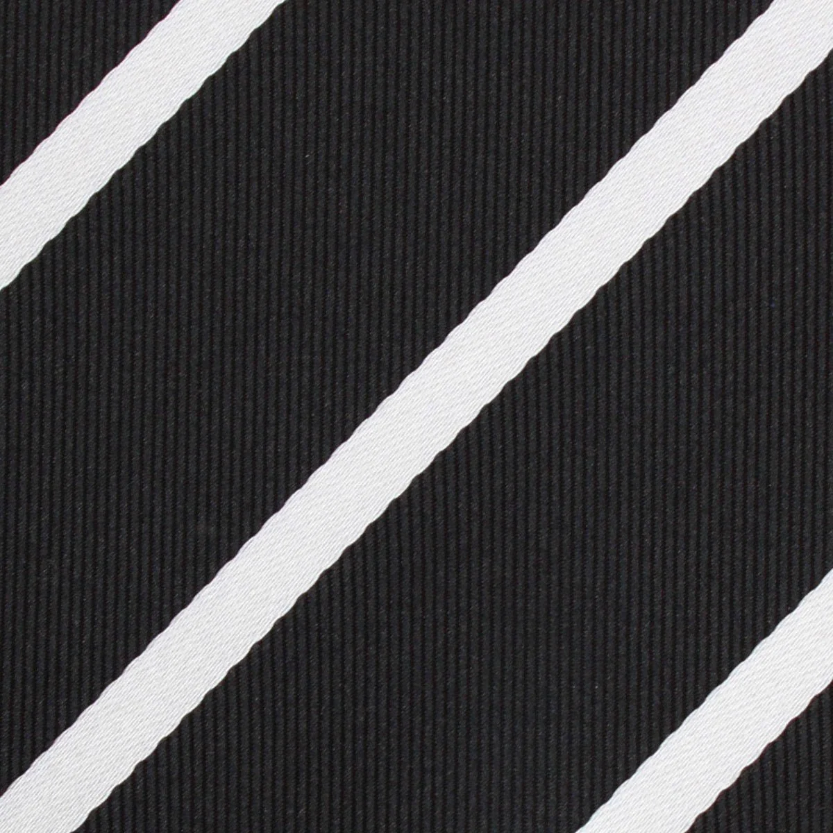Black Pencil Stripe Bow Tie - Image 2