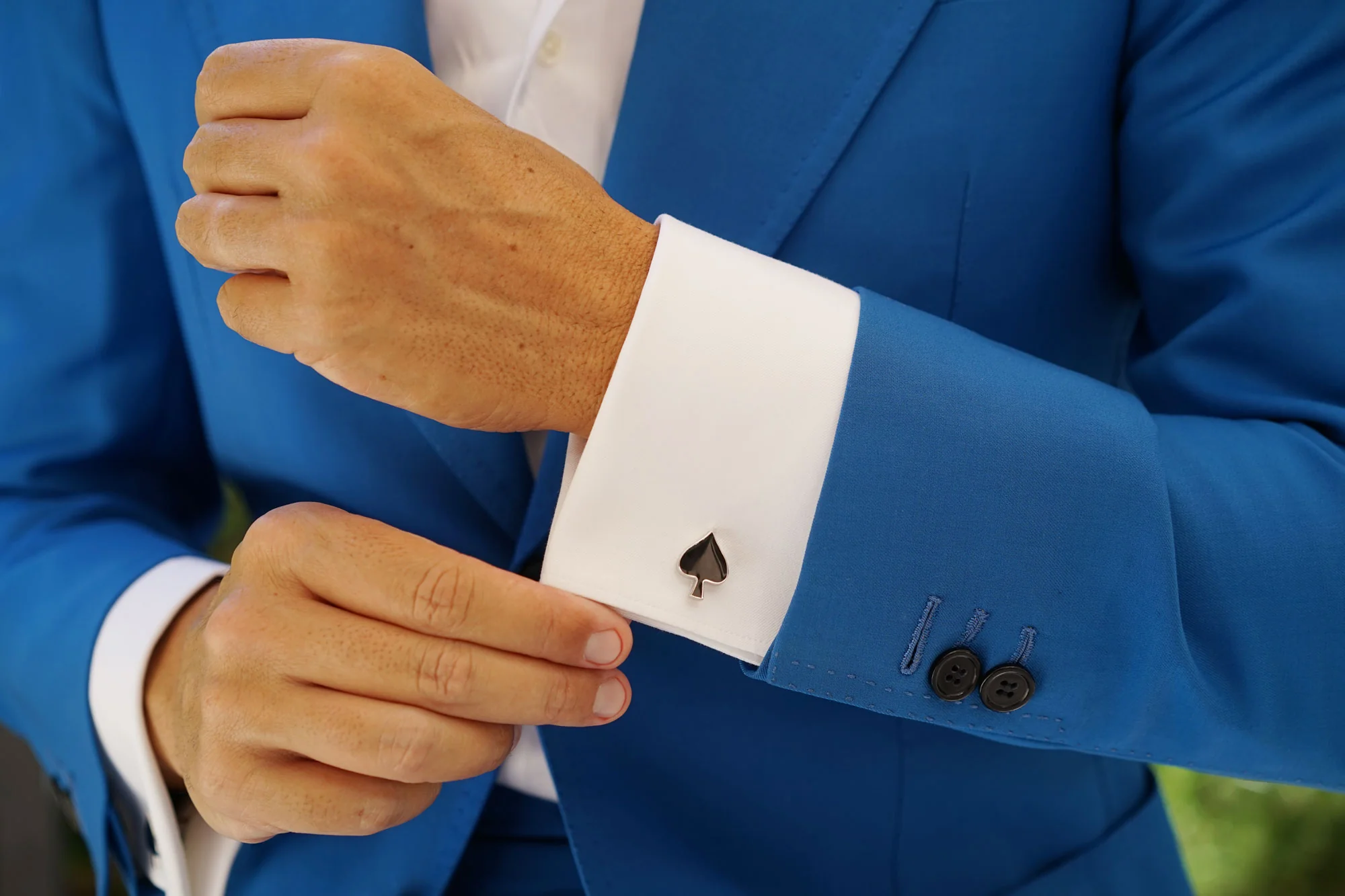 Black Spade Cufflinks - Image 10