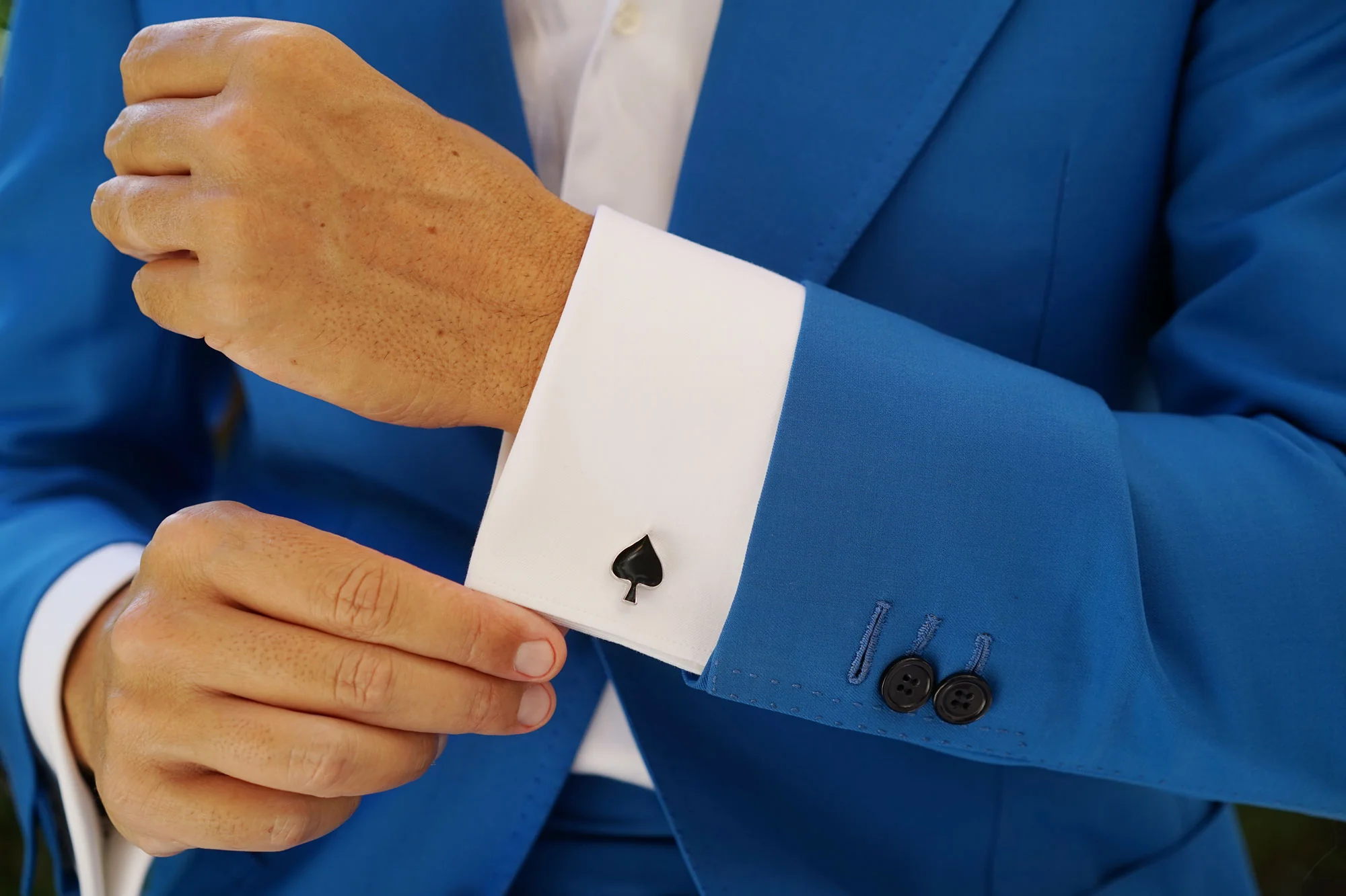 Black Spade Cufflinks - Image 11
