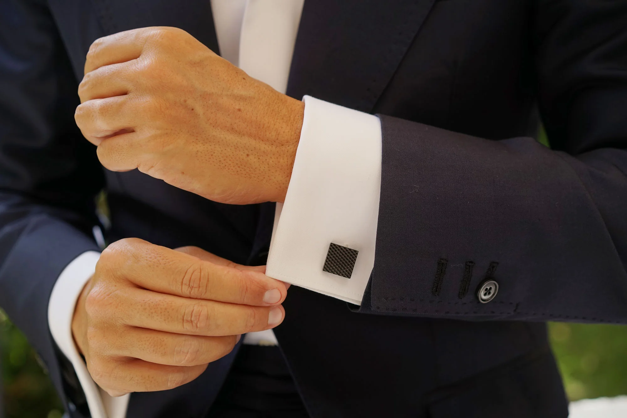 Black Square Cufflinks - Image 10