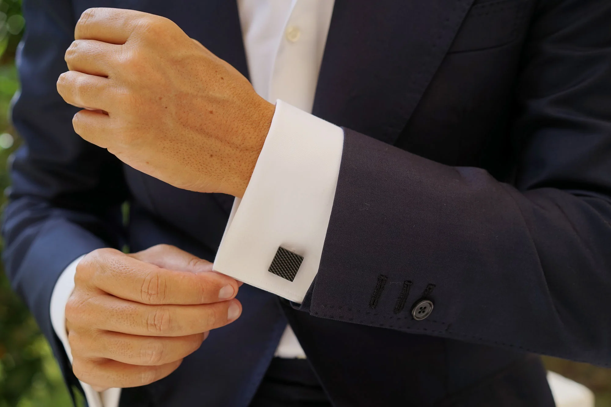 Black Square Cufflinks - Image 11