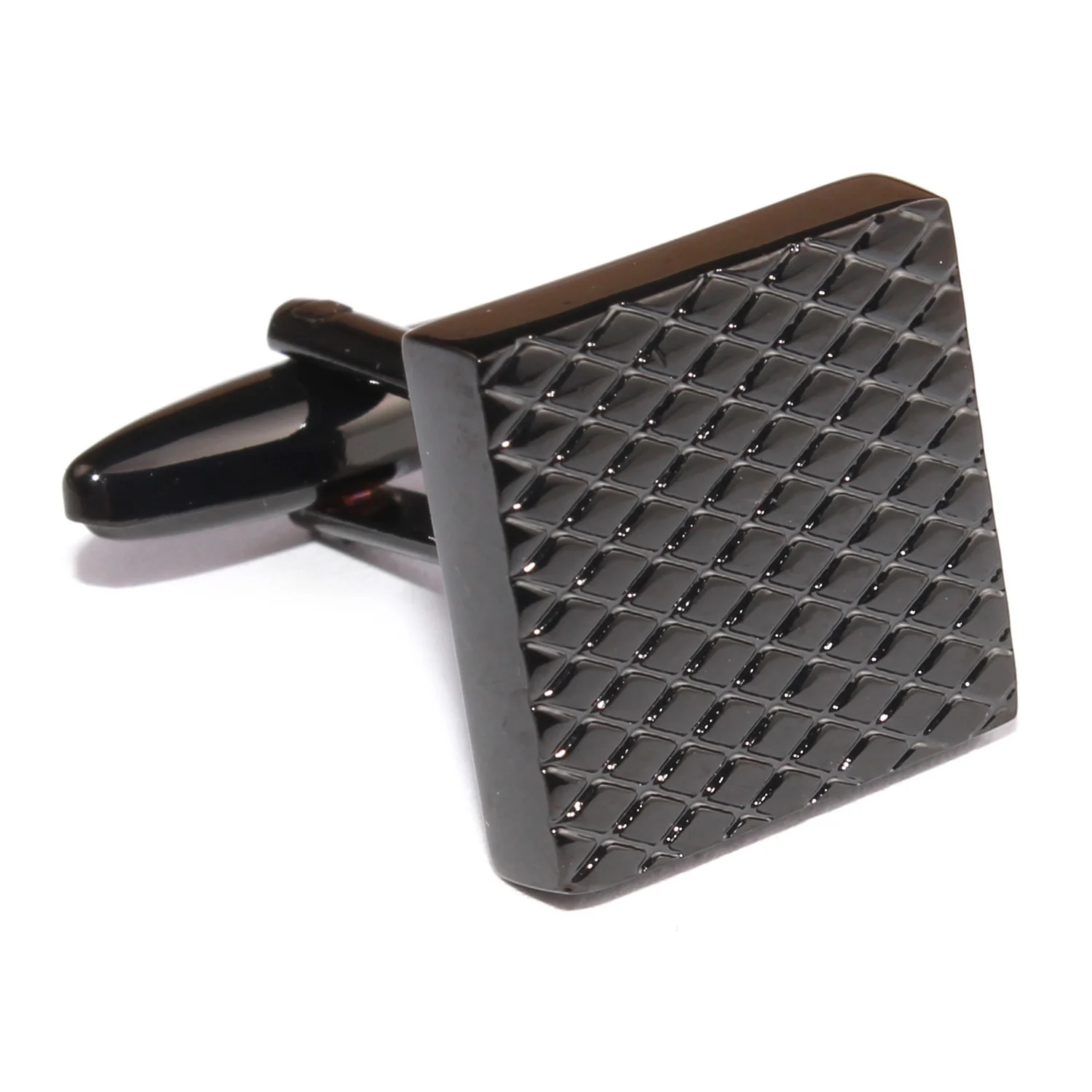 Black Square Cufflinks - Image 3