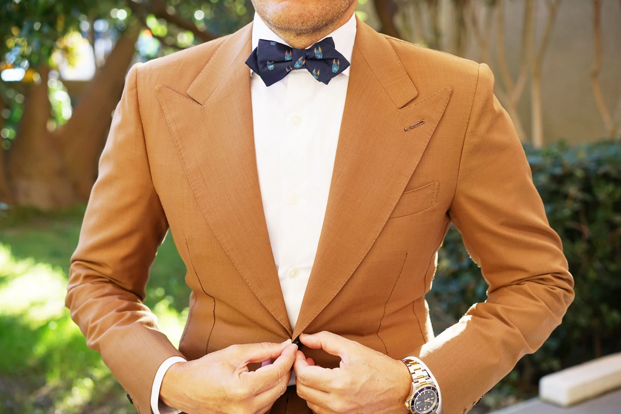 Blue Donkey Diamond Bow Tie - Image 3
