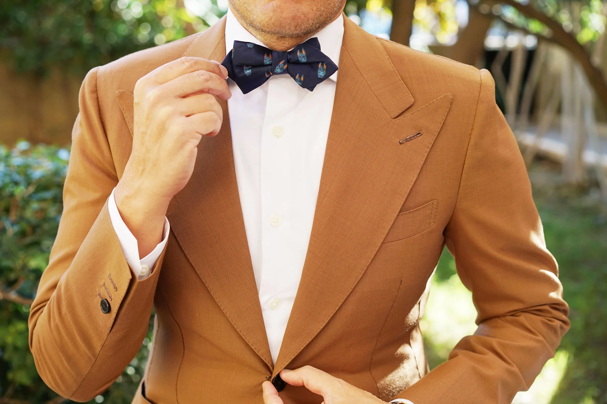 Blue Donkey Diamond Bow Tie - Image 6