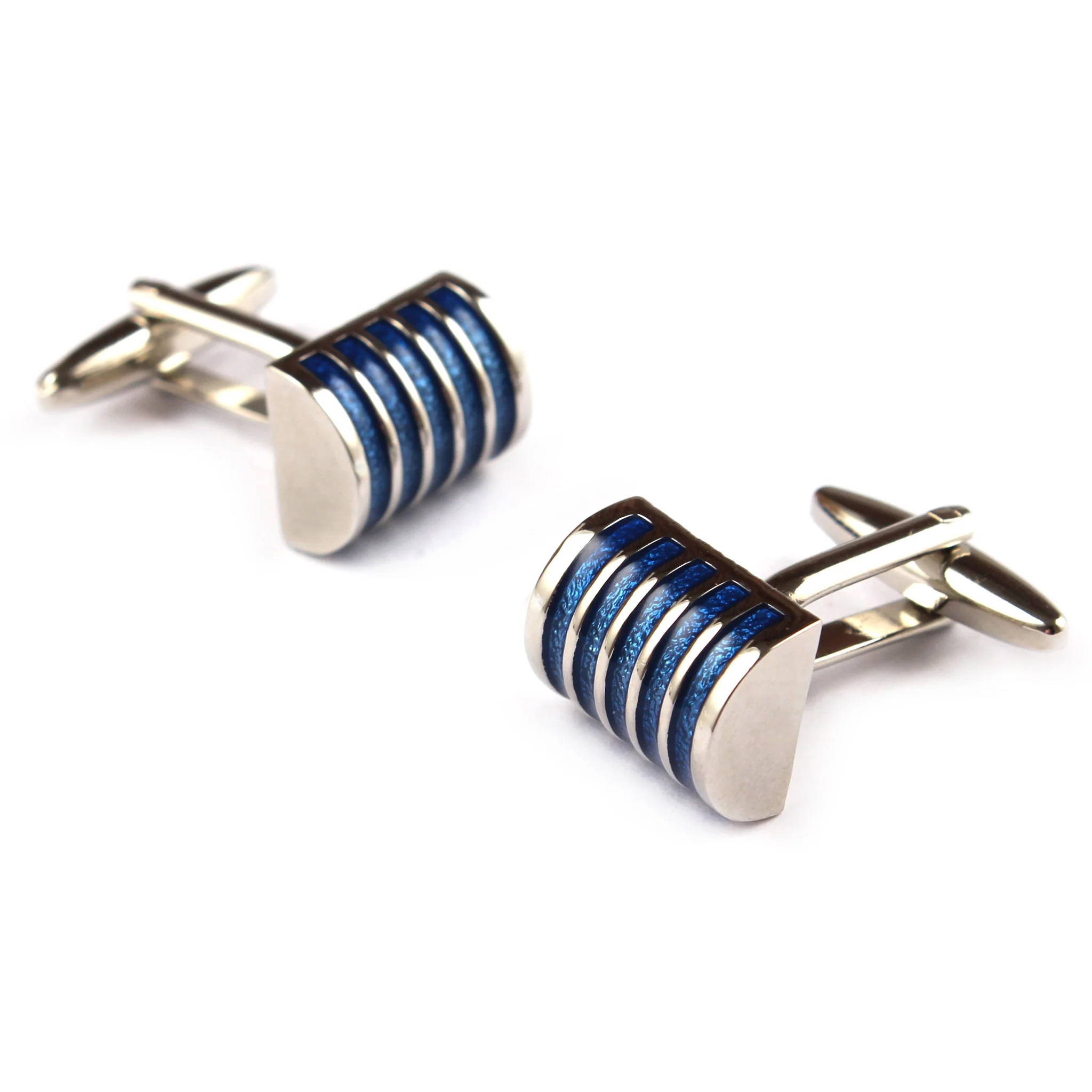 Blue Horizontal Cufflinks