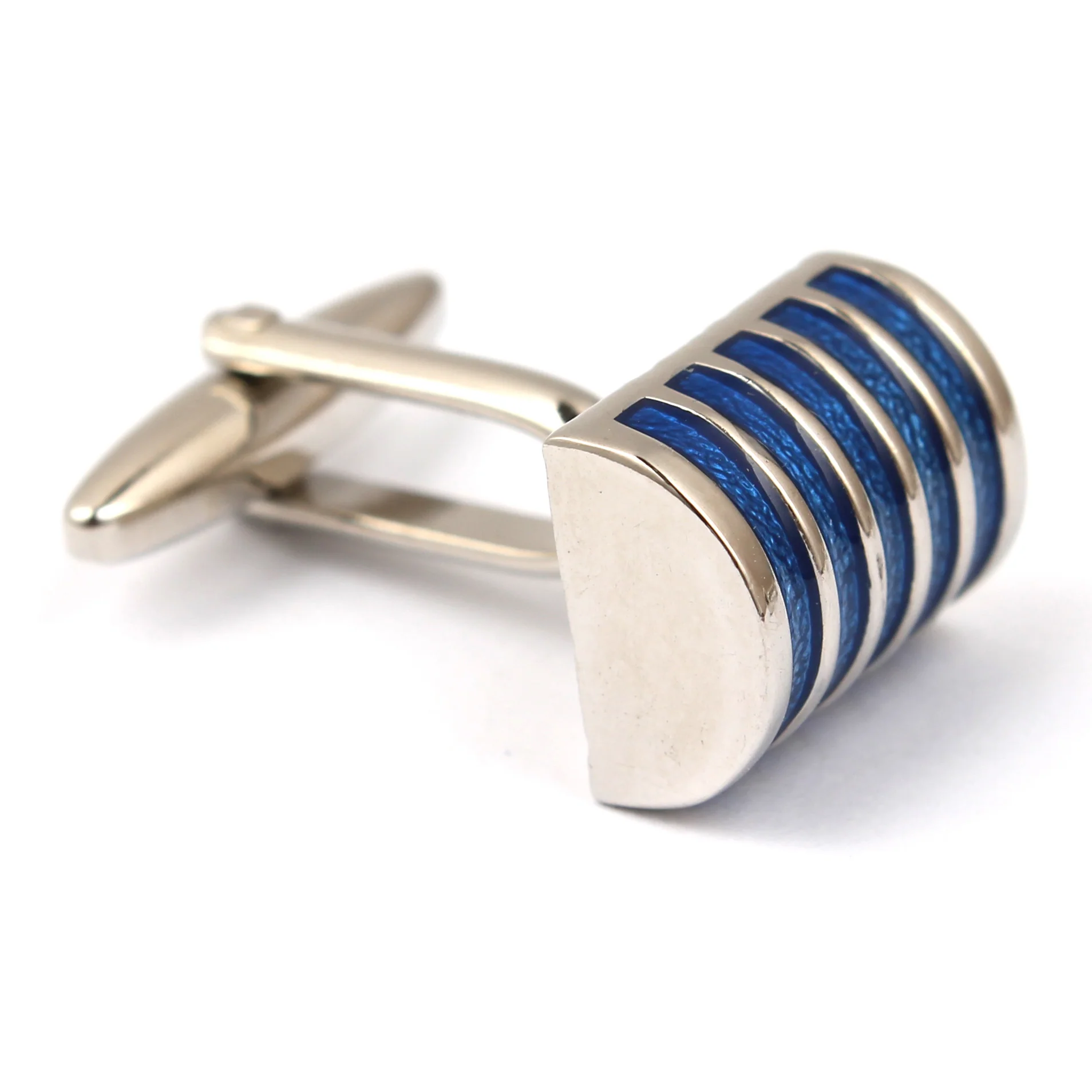 Blue Horizontal Cufflinks - Image 3