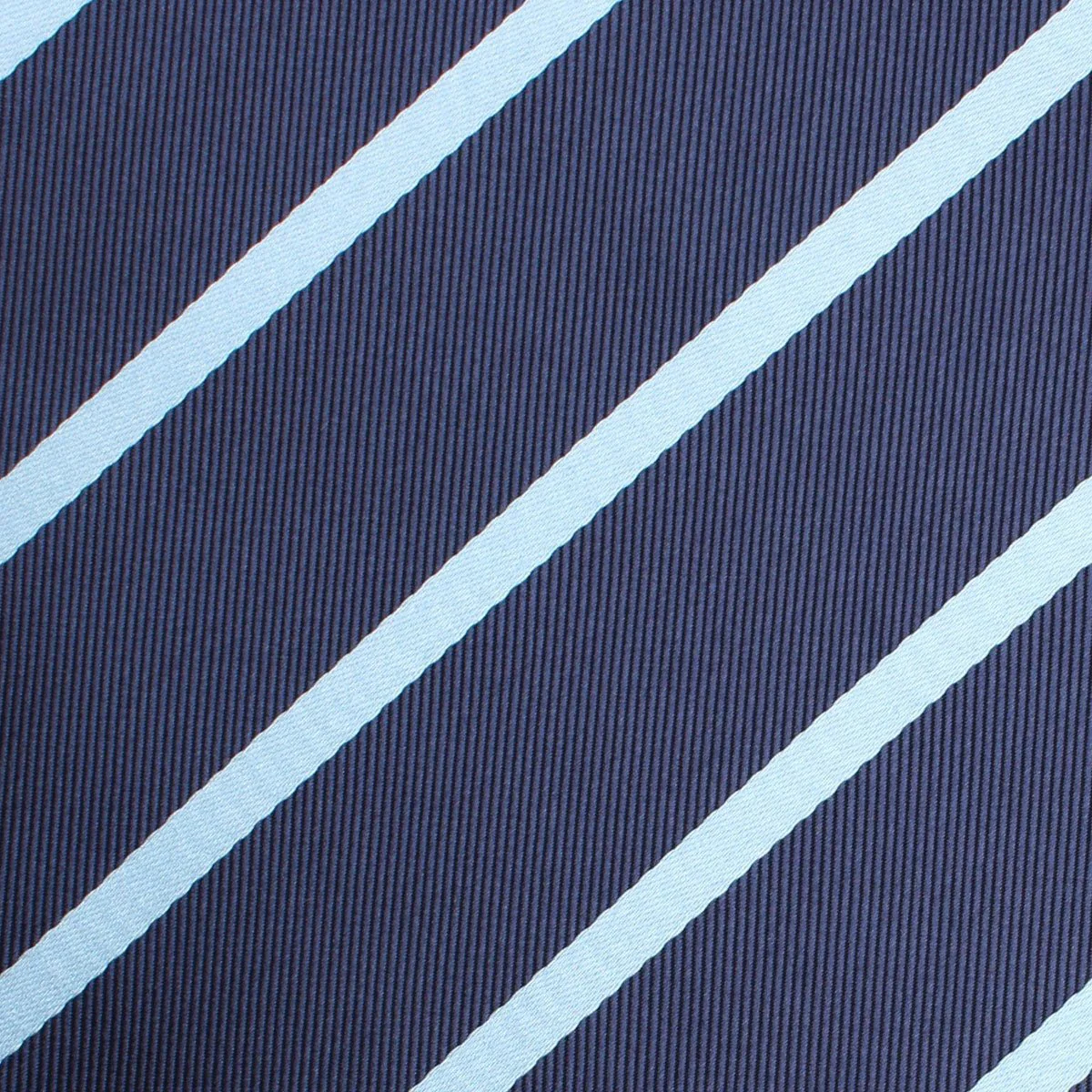 Blue Pencil Stripe Kids Diamond Bow Tie - Image 2