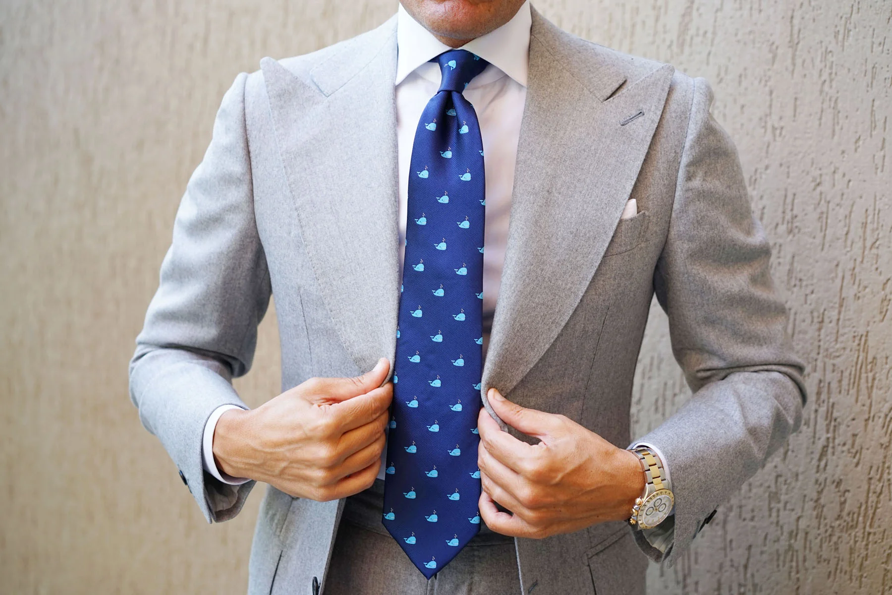 Blue Whale Necktie - Image 6