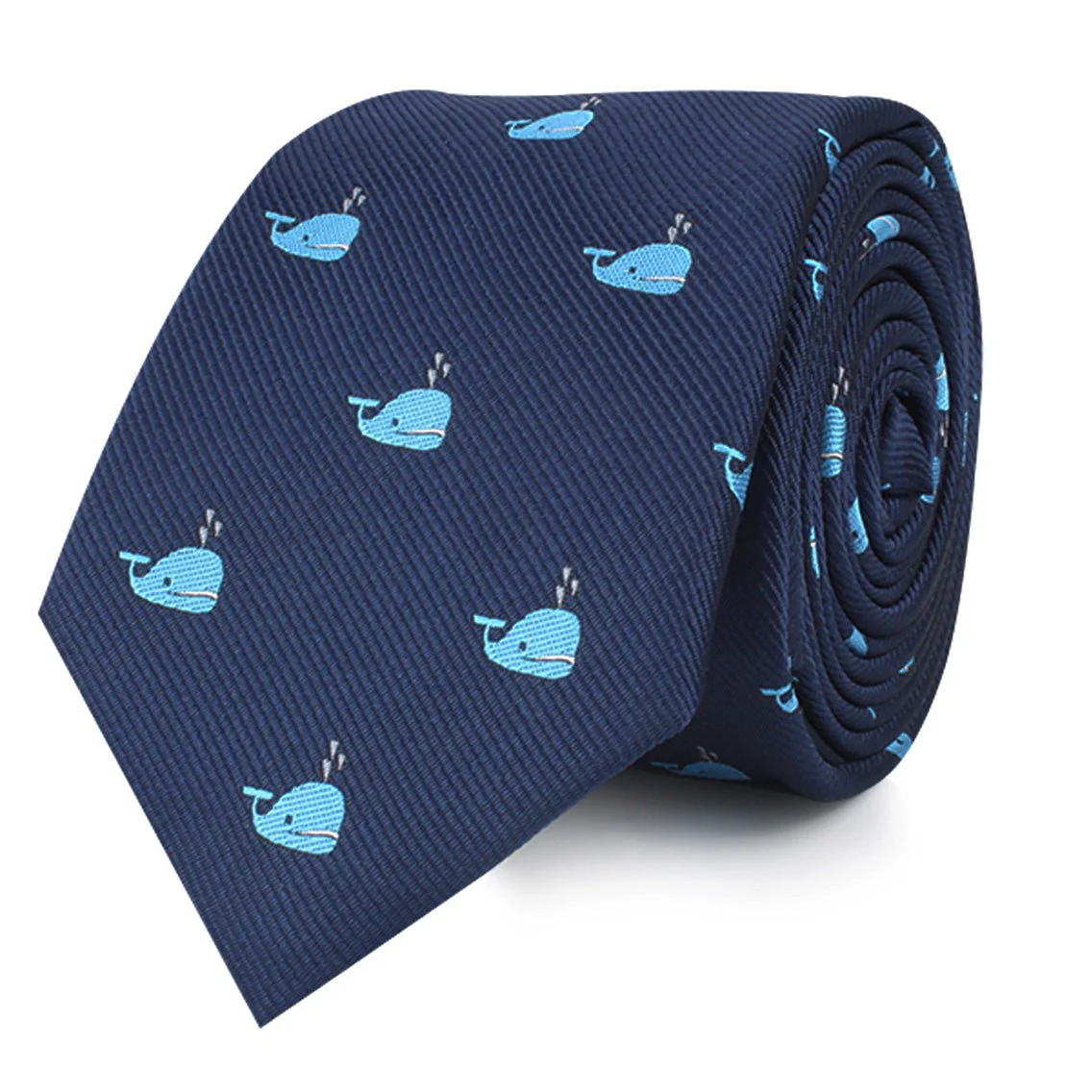 Blue Whale Skinny Tie - Image 2
