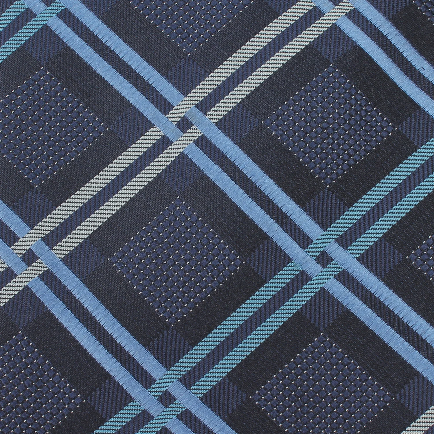 Blue X Diamond Bow Tie - Image 2