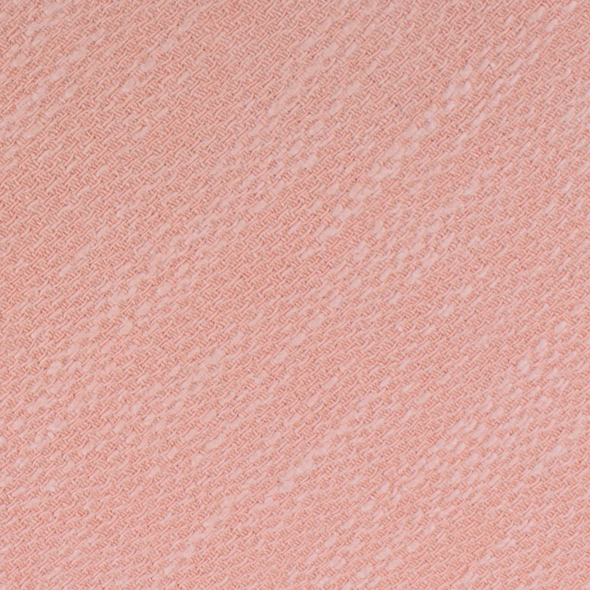 Blush Flamingo Pink Linen Necktie - Image 3