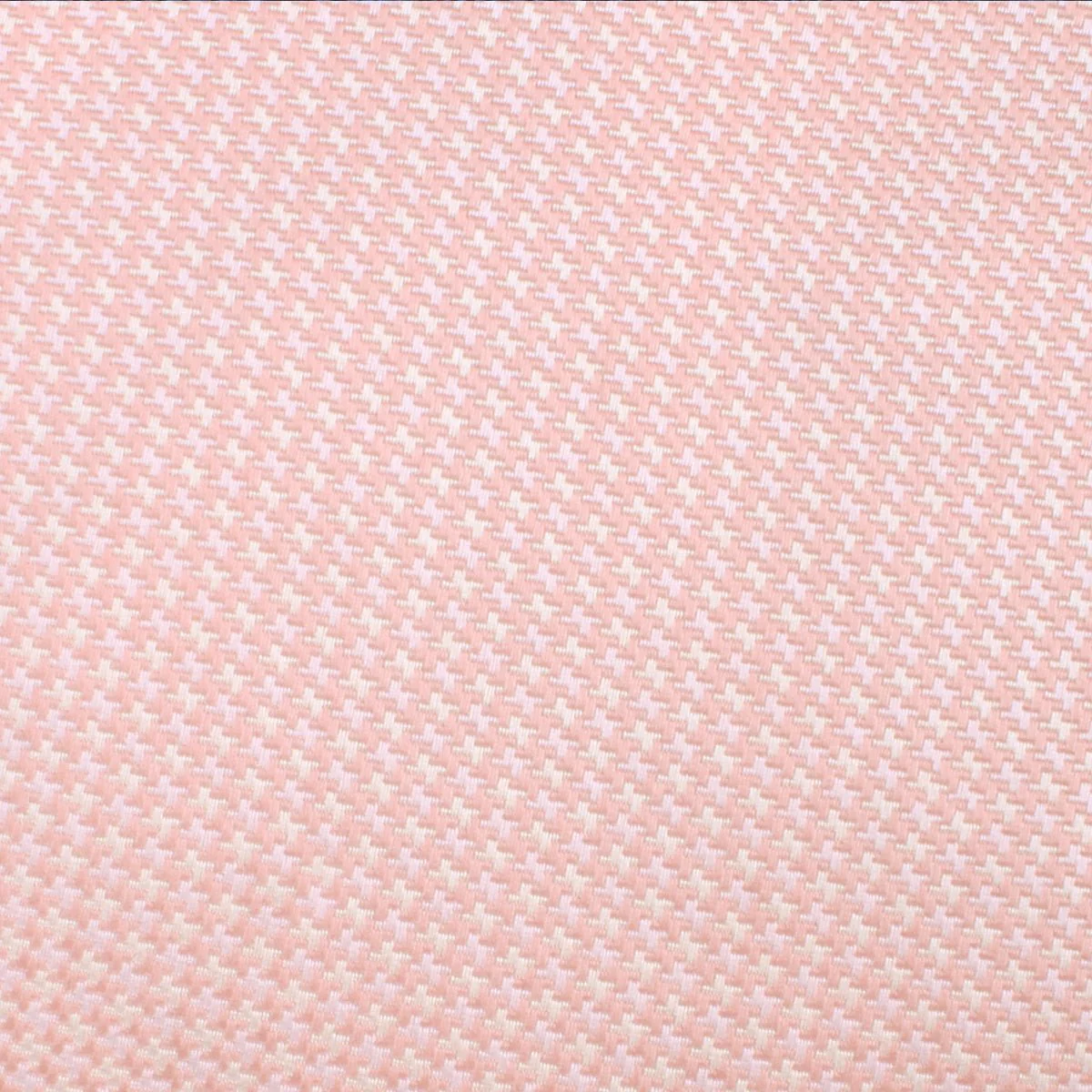 Blush Pink Houndstooth Necktie - Image 3