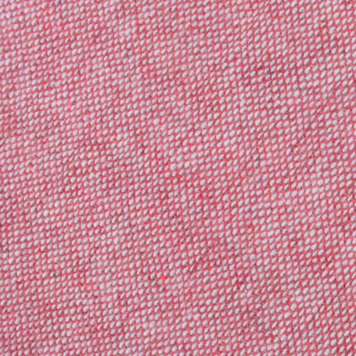 Blush Red Slub Linen Skinny Tie - Image 3
