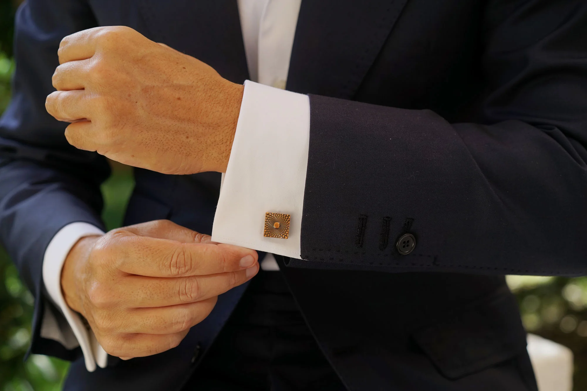 Bond Antique Copper Cufflinks - Image 8