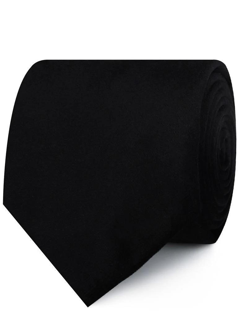 Bond Black Velvet Necktie - Image 2