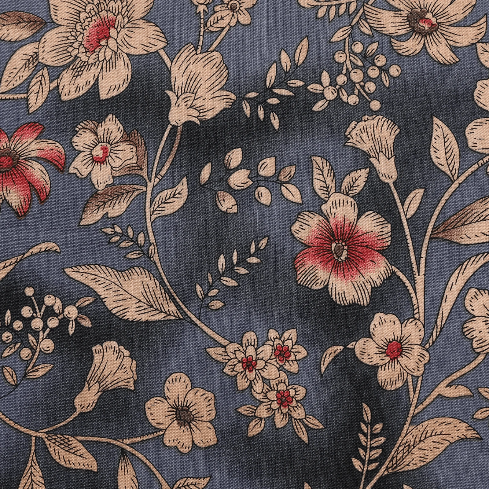 Bordeaux Baroque Floral Pocket Square - Image 2