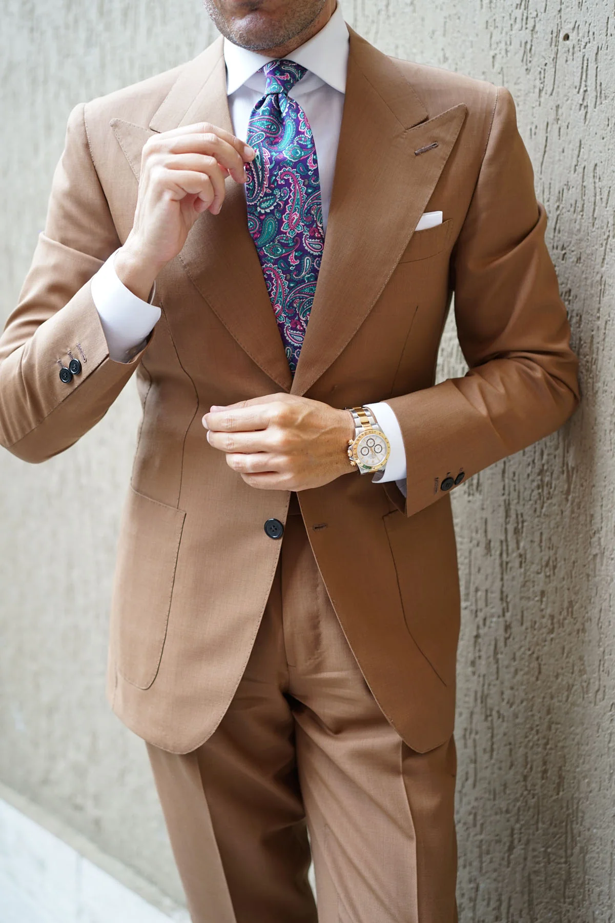 Botte Jegge Paisley Necktie - Image 5