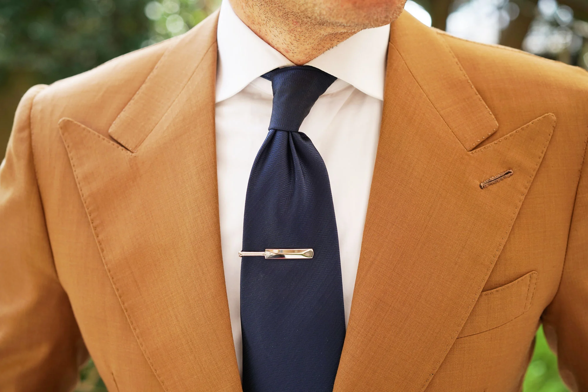 Bradman Silver Cricket Bat Tie Bar - Image 8