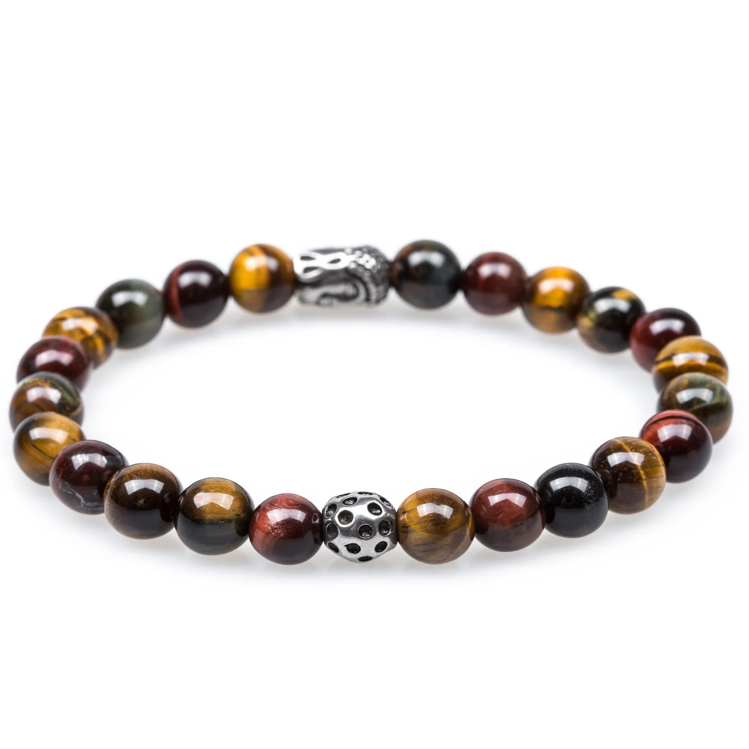 Brahma Tiger's Eye Buddha Bracelet - Image 2