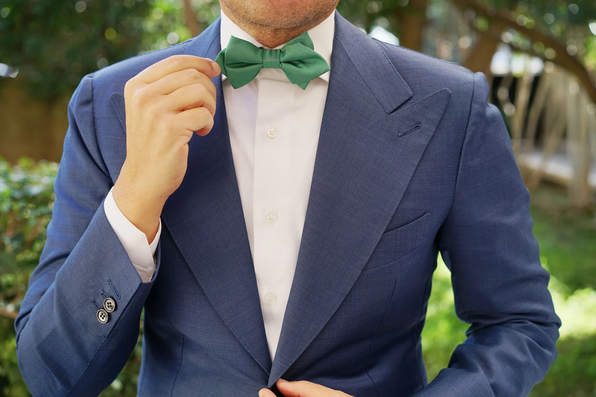 Brazilian Green Diamond Bow Tie - Image 8