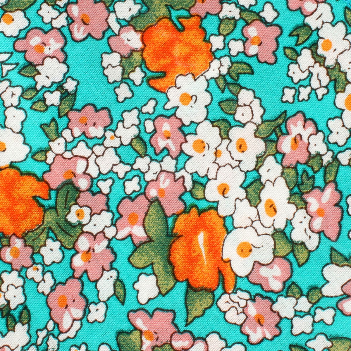 British Virgin Island Floral Kids Bow Tie - Image 2