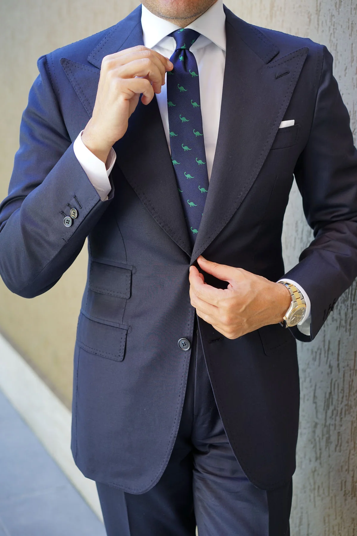 Brontosaurus Dinosaur Skinny Tie - Image 8