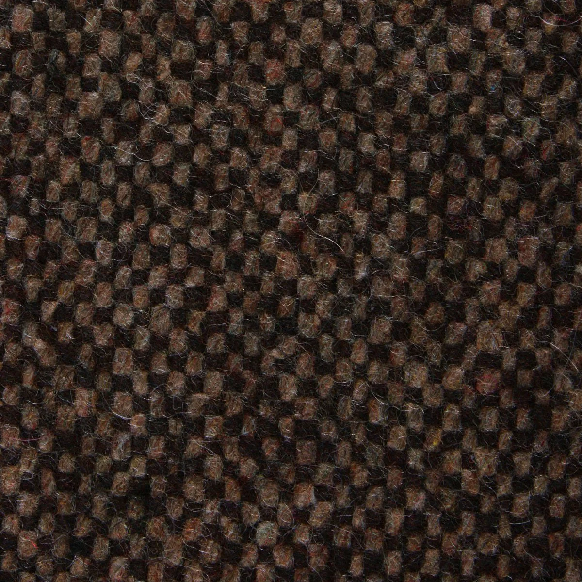 Brown Caramel English Wool Diamond Self Bow Tie - Image 3