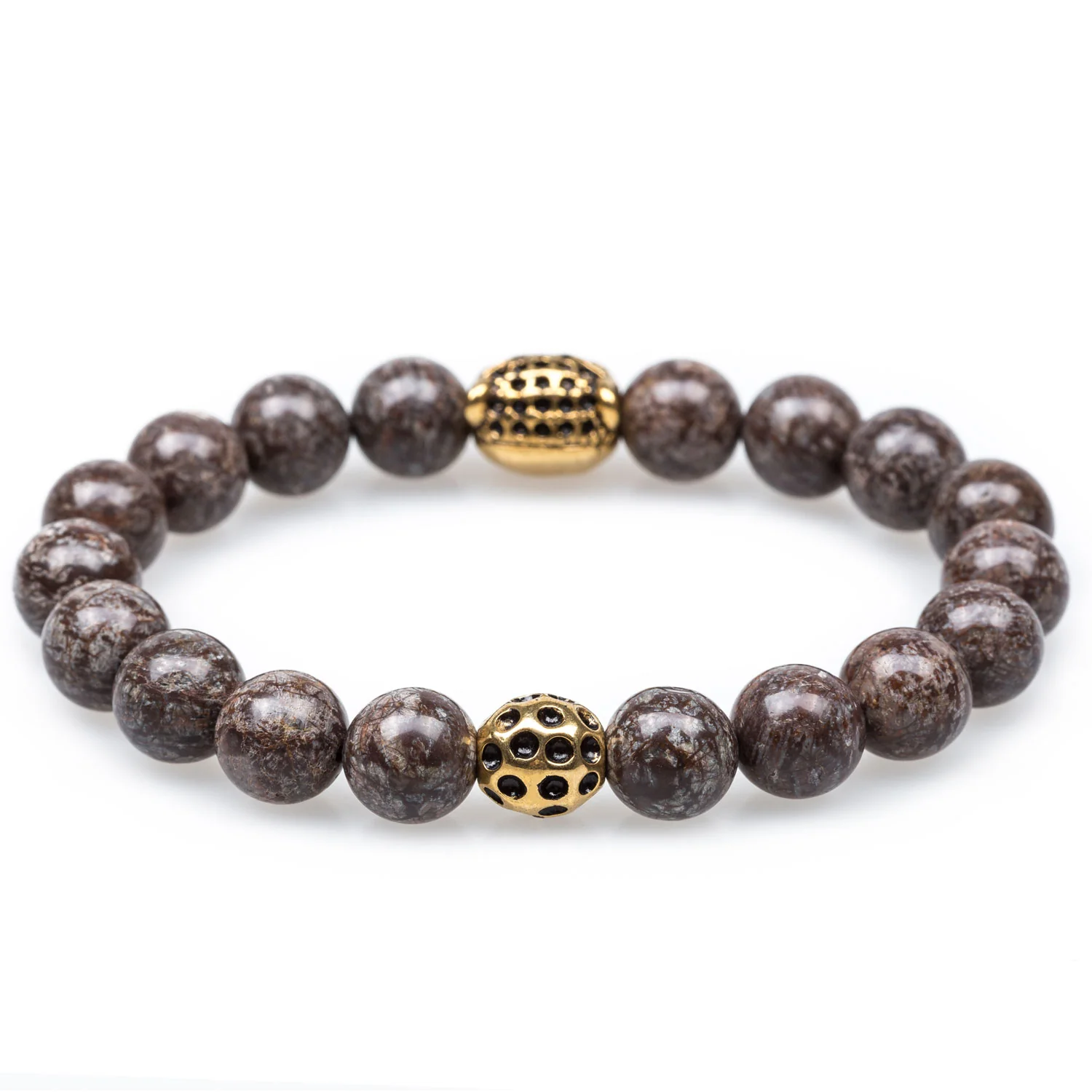 Brown Charcoal Rutile Amazonian Panther Bracelet - Image 2