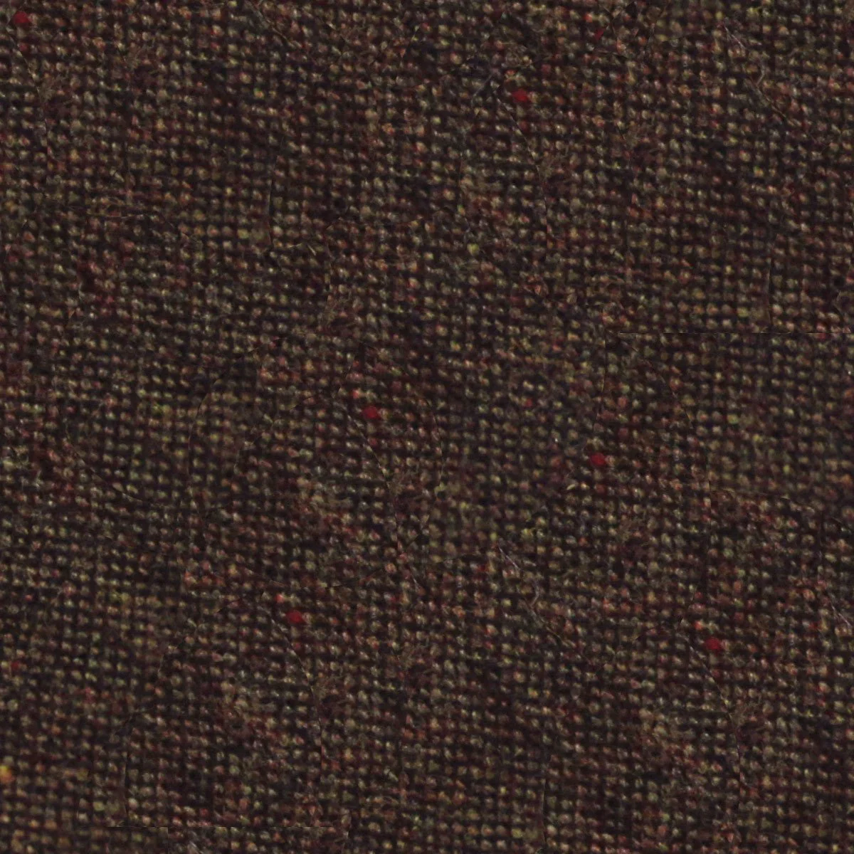 Brown Columbia Wool Pocket Square - Image 2