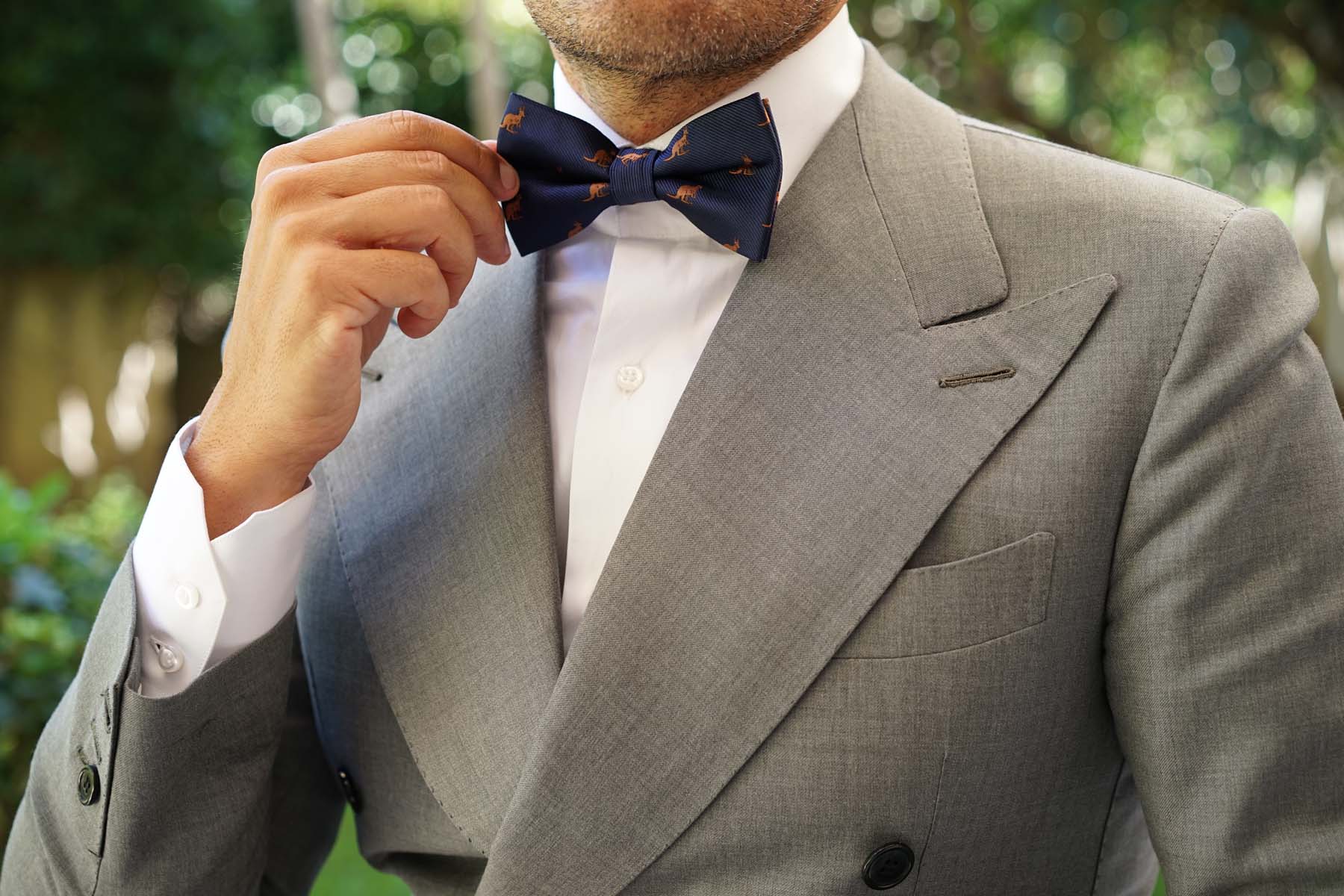 Brown Kangaroo Bow Tie - Image 7