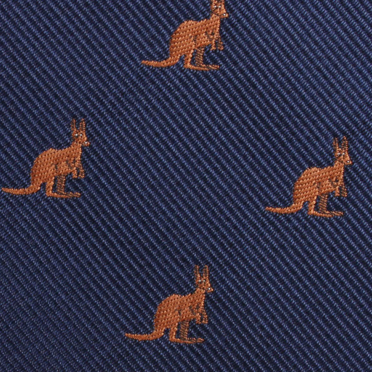 Brown Kangaroo Diamond Self Bow Tie - Image 3