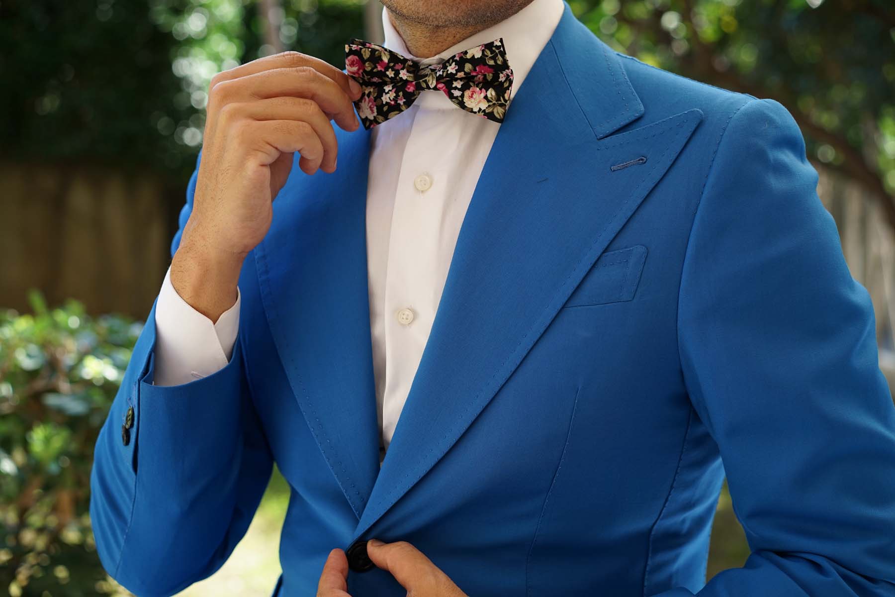 Bucharest Blossom Floral Bow Tie - Image 3