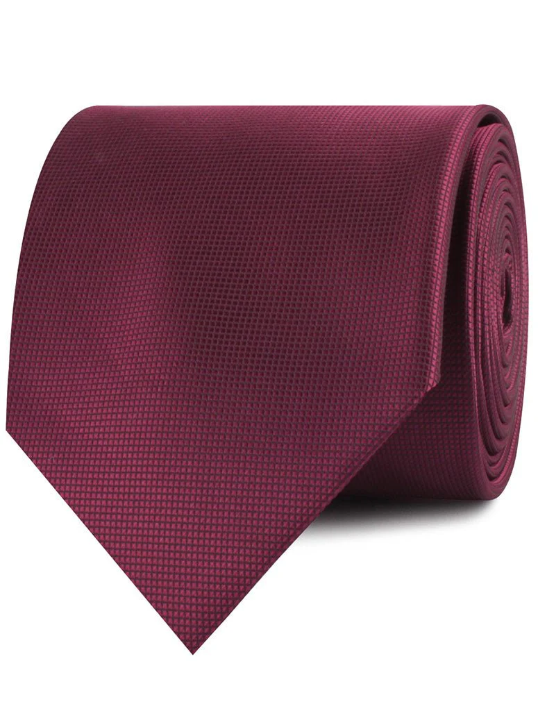 Budapest Burgundy Diamond Necktie - Image 2