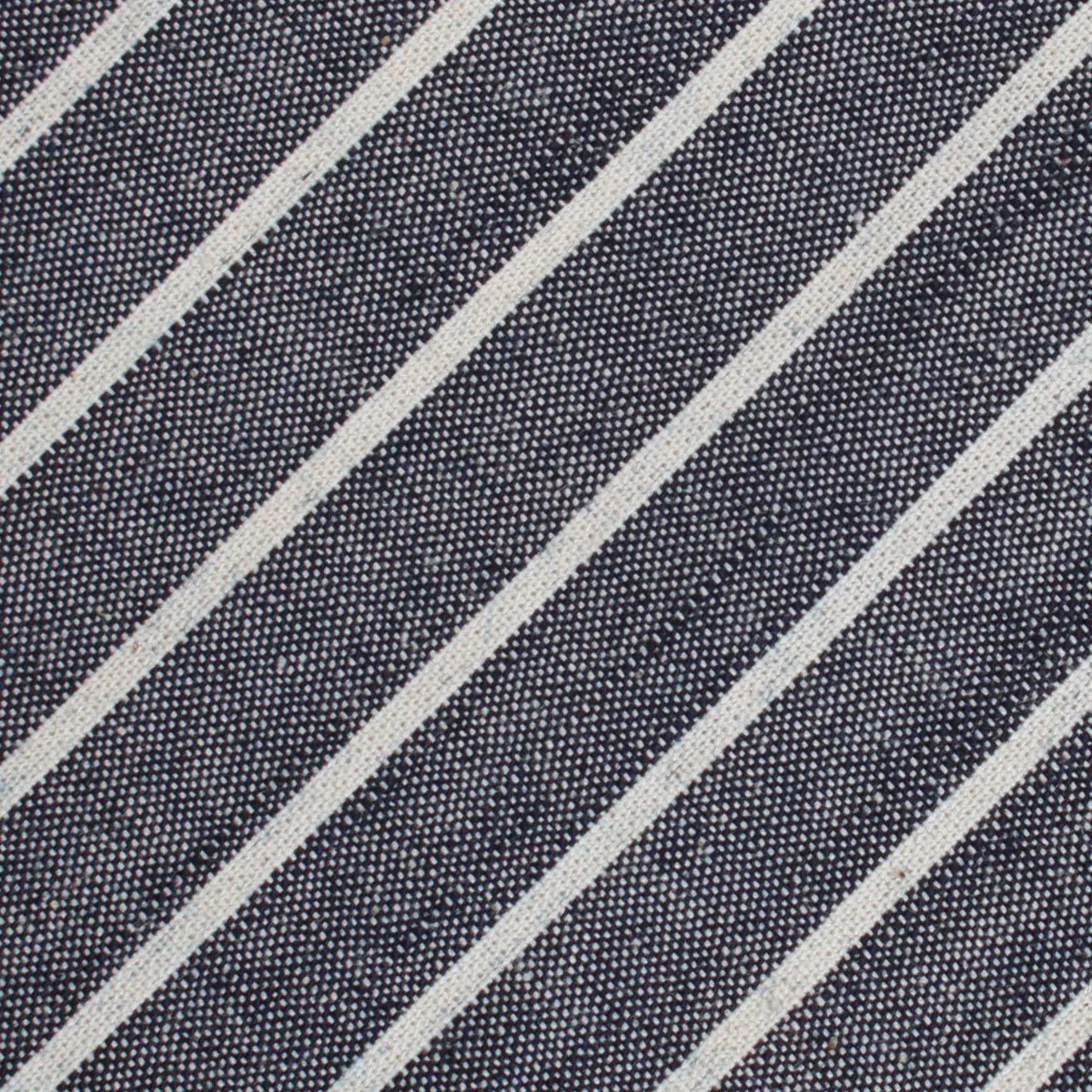 Budapest Pinstripe Diamond Self Bow Tie - Image 3