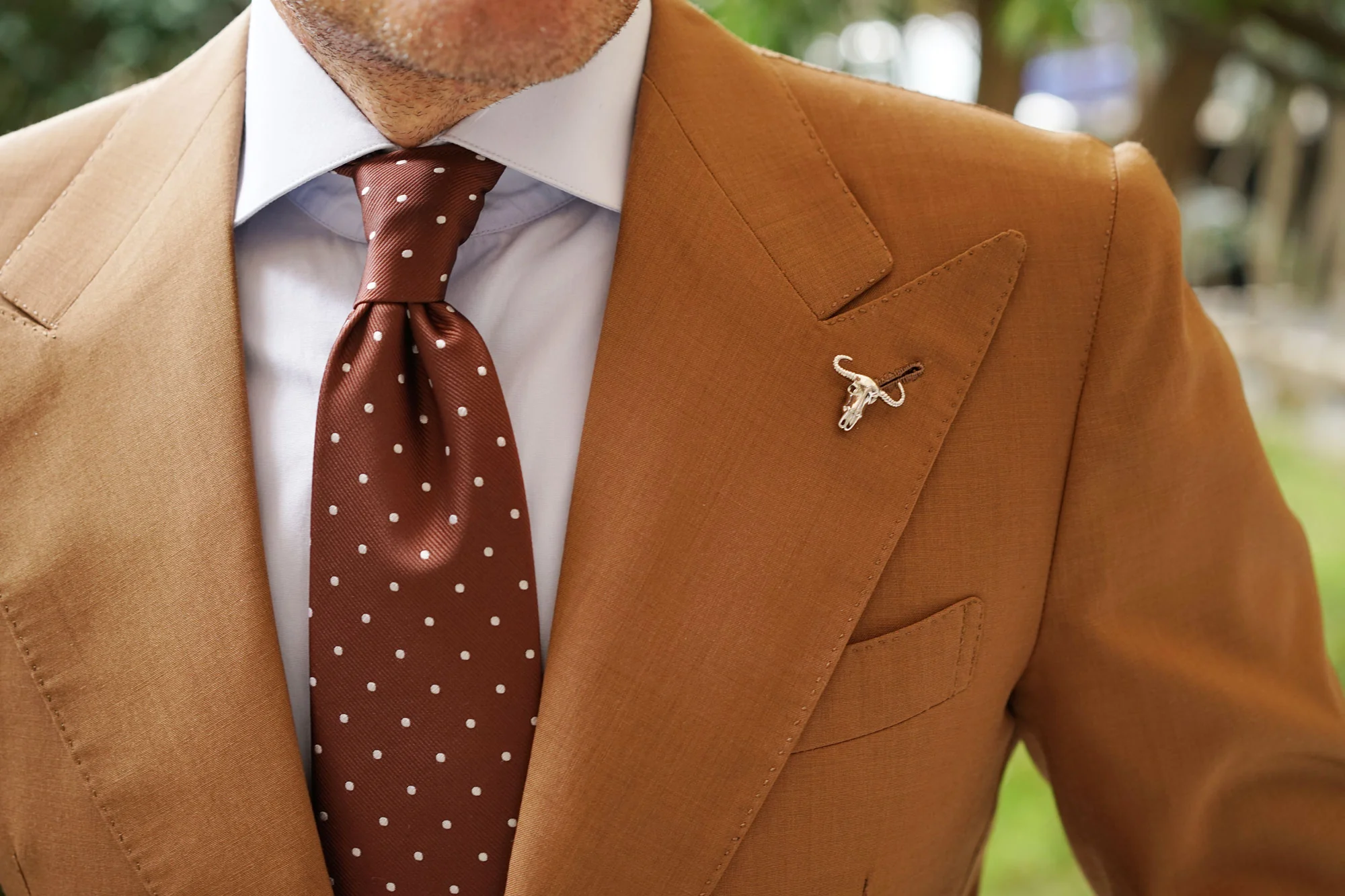 Bull Skull Lapel Pin - Image 7