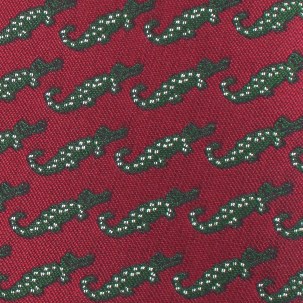 Burgundy Crocodile Dundee Necktie - Image 3