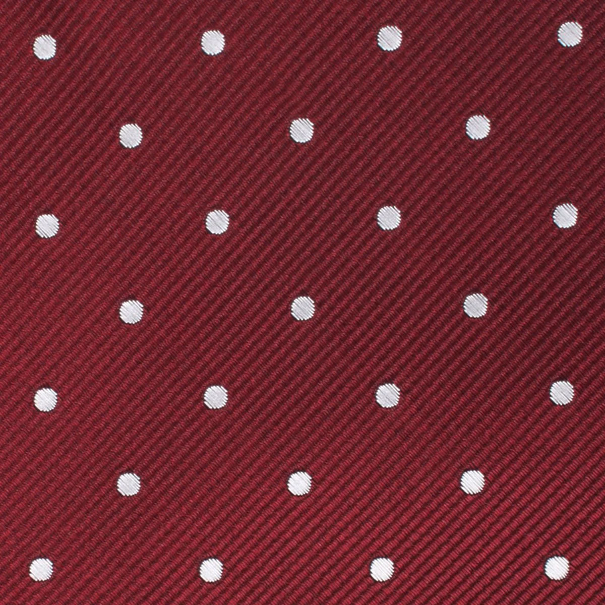 Burgundy Polka Dots Bow Tie - Image 2