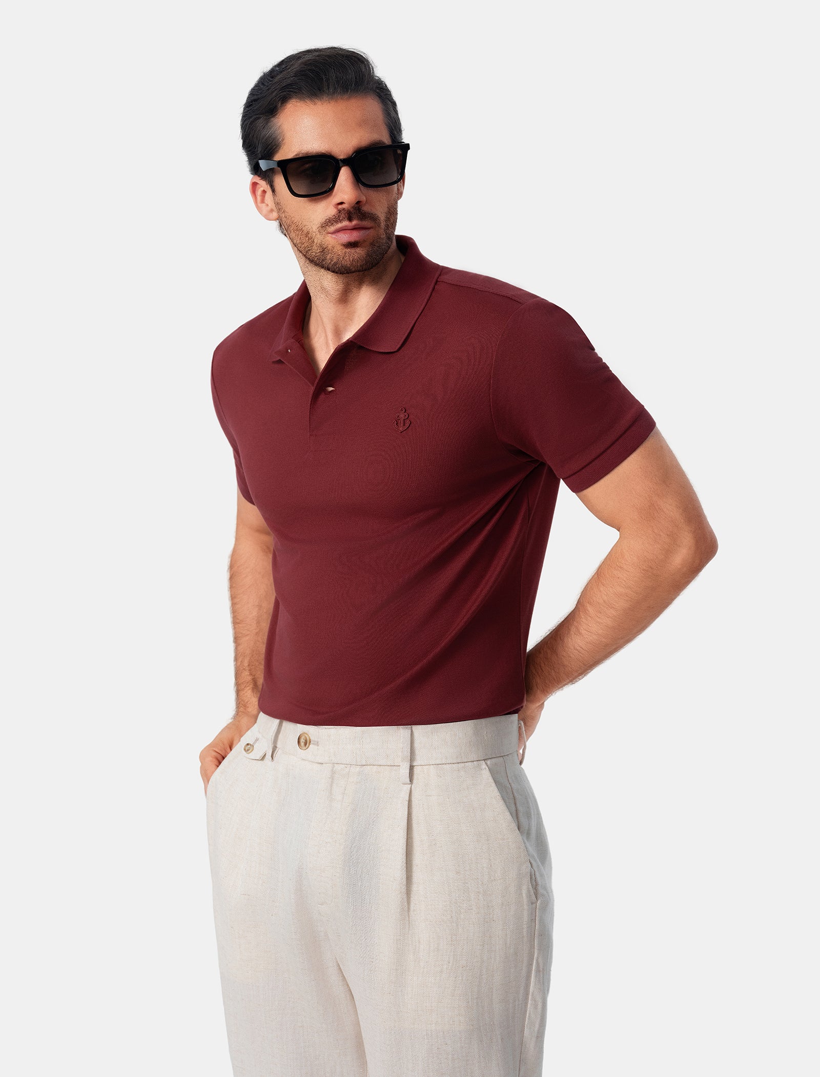 Burgundy Polo - Image 11