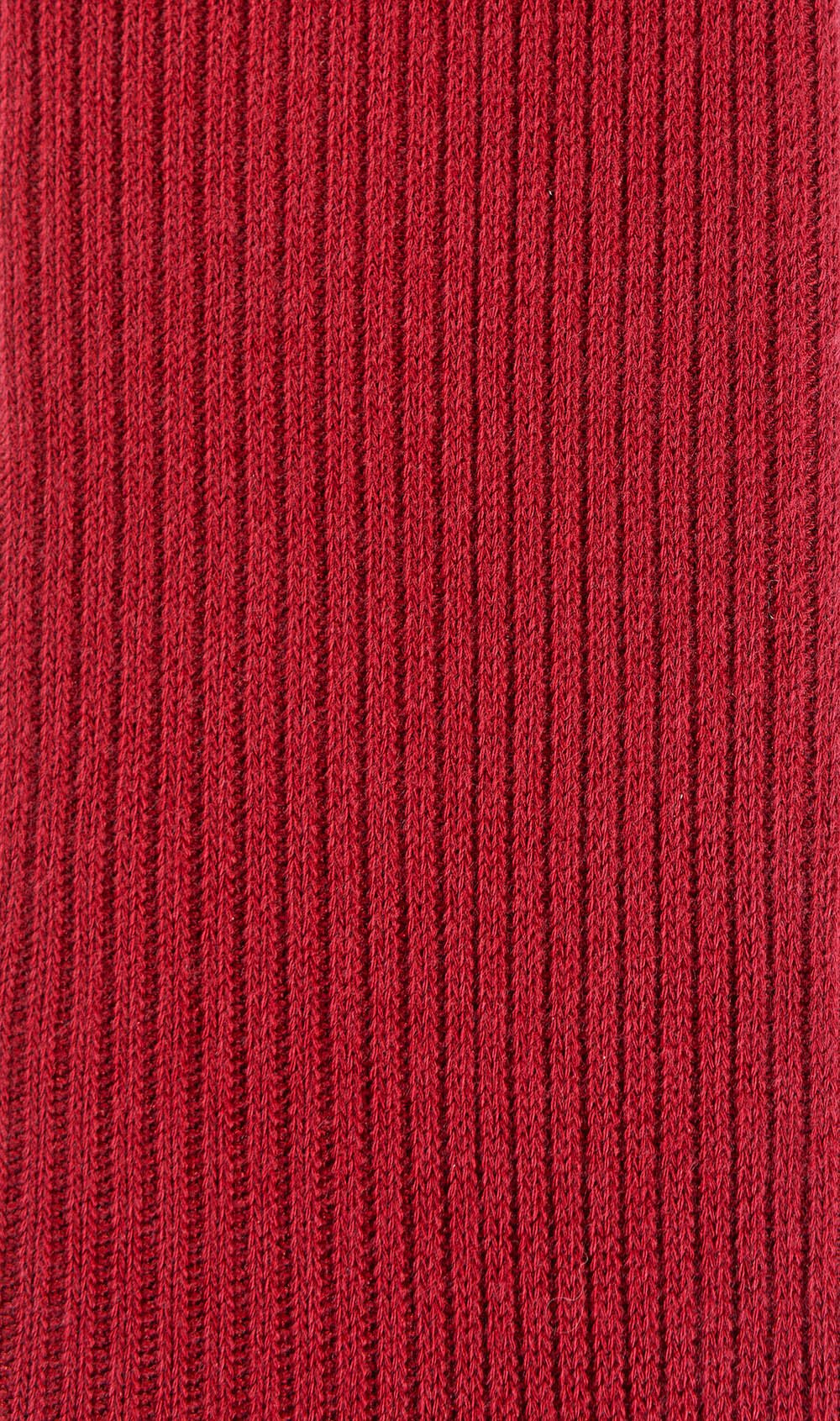 Burgundy Ribbed Socks - Image 2